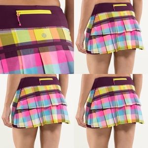 Plaid Lulu Running Skirt